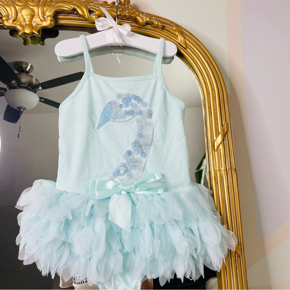 Biscotti swan girl one piece | NWT |